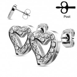 Piercing arcade 8 mm anodisé rose