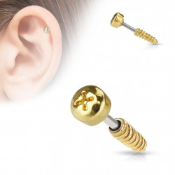 Piercing hélix vis doré Hadaz Piercing oreille4,49 €