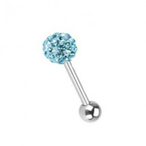 Piercing oreille tragus boule 4mm en crystal bleu aqua Magu Piercing oreille5,99 €