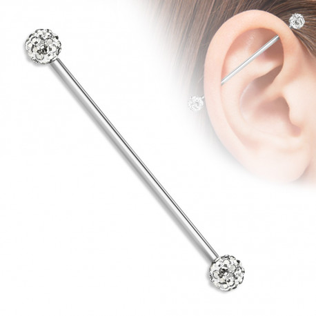 Piercing arcade 8 mm anodisé rose