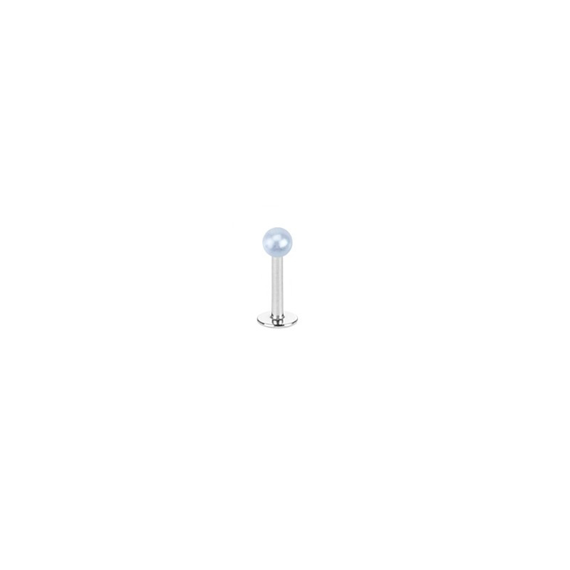 Piercing labret 8mm boule bleu nacré Hazy Piercing labret1,75 €