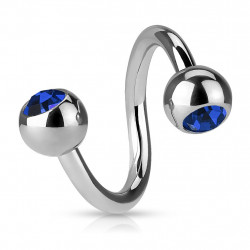 Piercing arcade 8 mm anodisé rose