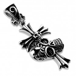 Pendentif celtic avec une croix et tête de mort acier Fady Bijoux11,90 €