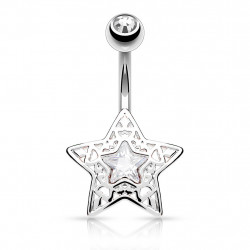 Piercing arcade 8 mm anodisé rose