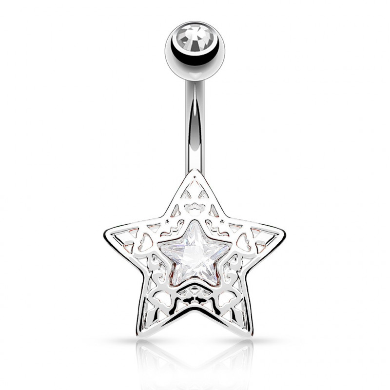 Piercing arcade 8 mm anodisé rose