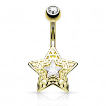 Piercing arcade 8 mm anodisé rose