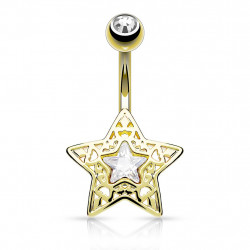 Piercing arcade 8 mm anodisé rose