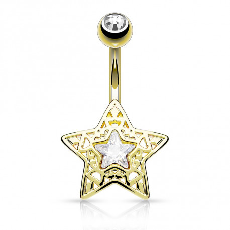 Piercing arcade 8 mm anodisé rose