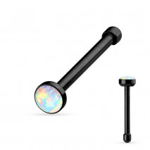 Piercing nez droit noir avec une opale blanche Xadu Piercing nez3,25 €