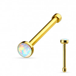 Piercing nez droit doré avec une opale blanche Xiko Piercing nez3,25 €