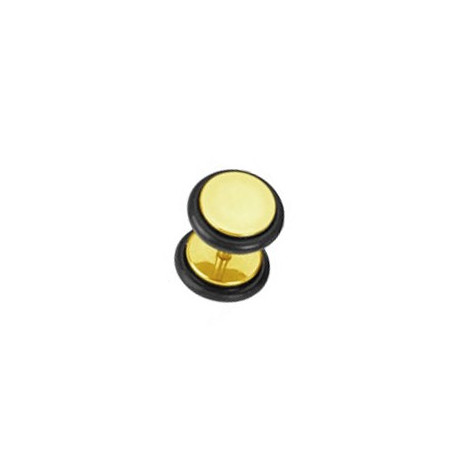 Faux piercing plug acier anodisé doré Noly Faux piercing4,80 €
