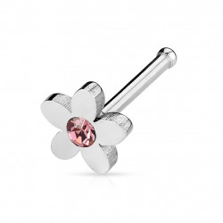 Piercing arcade 8 mm anodisé rose