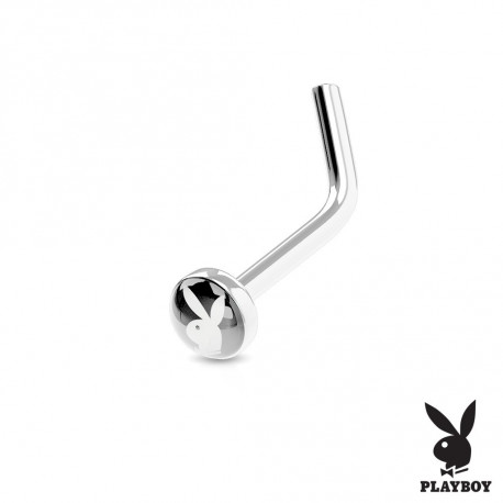 Piercing nez coudé logo Playboy noir Kay Piercing nez2,30 €