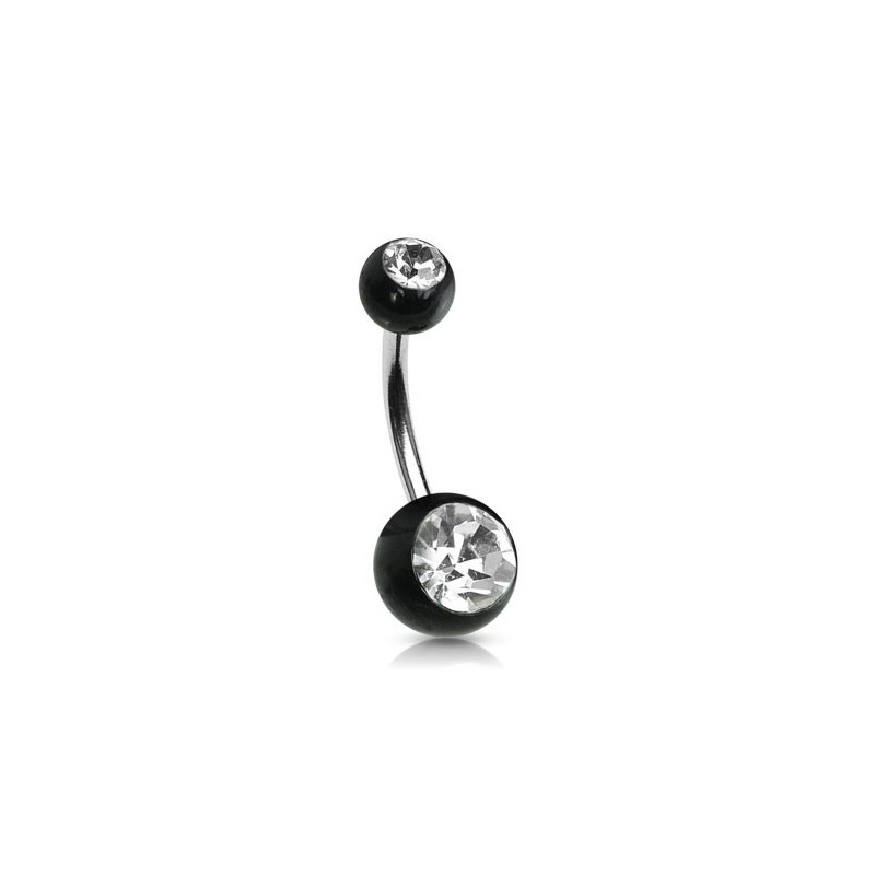 Piercing arcade 8 mm anodisé rose