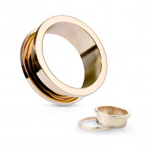 Piercing tunnel 16mm couleur or rose Hiko Piercing oreille6,99 €