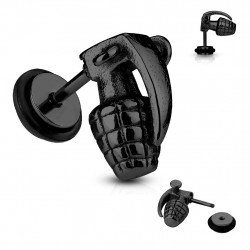 Faux piercing plug avec une grenade noire Geya Faux piercing4,95 €