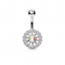 Piercing arcade 8 mm anodisé rose