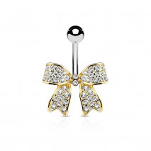 Piercing nombril doré avec un nœud ruban Fasaq Piercing nombril7,49 €