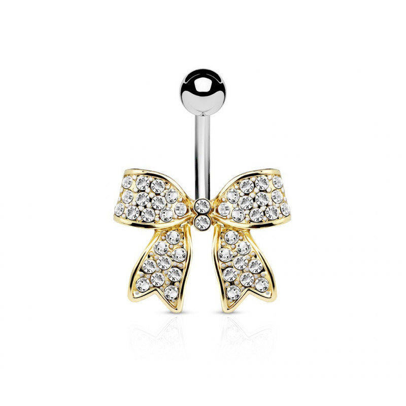 Piercing nombril doré avec un nœud ruban Fasaq Piercing nombril7,49 €