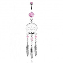 Piercing nombril capteur de rêve rose Kuko Piercing nombril8,65 €