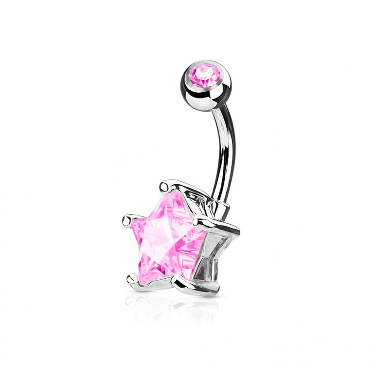 Piercing nombril avec une étoile en zirconium rose Tuyk Piercing nombril5,75 €
