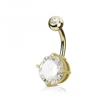 Piercing arcade 8 mm anodisé rose