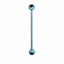 Piercing industriel bleu clair 32mm avec boules de 5mm Wire Piercing oreille4,80 €