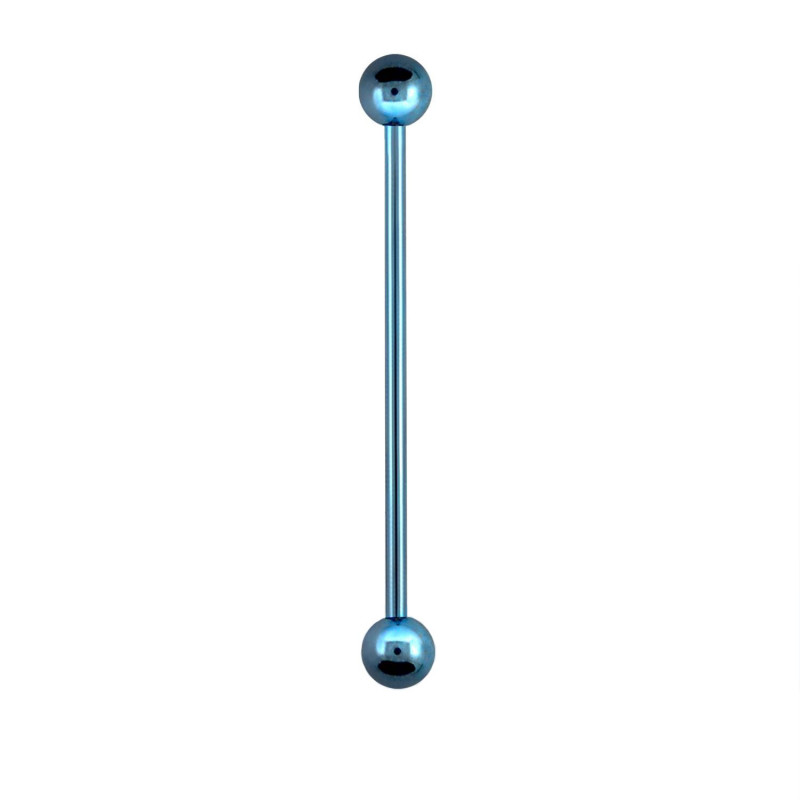 Piercing industriel bleu clair 32mm avec boules de 5mm Wire Piercing oreille4,80 €