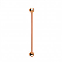 Piercing industriel or rose 32mm avec boules de 4mm Wixo Piercing oreille4,80 €