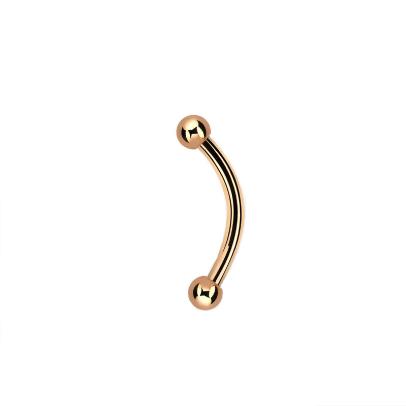 Piercing arcade 6mm or rose et boules 2,5mm Lukax Piercing arcade3,49 €