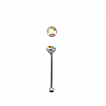 Piercing nez avec crystal aurore boréale 1,8mm Goxa Piercing nez1,65 €