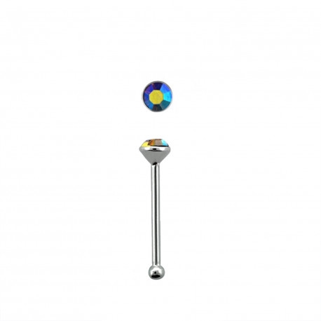 Piercing nez avec un crystal bleu clair 1,8mm Goku Piercing nez1,65 €