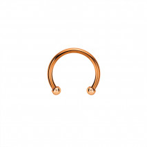 Piercing fer à cheval 8mm or rose et boules 2mm Gikow Piercing oreille4,49 €