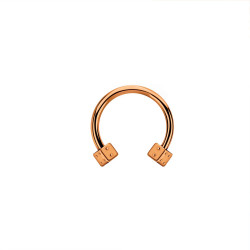 Piercing fer à cheval 6mm dés à jouer or rose Nuko Piercing oreille4,49 €