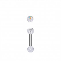 Piercing arcade 8 mm anodisé rose