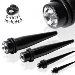 Piercing oreille écarteur noir 4mm Jinra Piercing oreille4,65 €