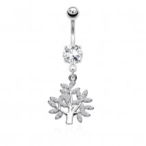 Piercing nombril arbre de vie avec zirconium blanc Biwa Piercing nombril9,80 €