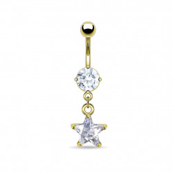 Piercing arcade 8 mm anodisé rose