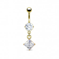 Piercing arcade 8 mm anodisé rose