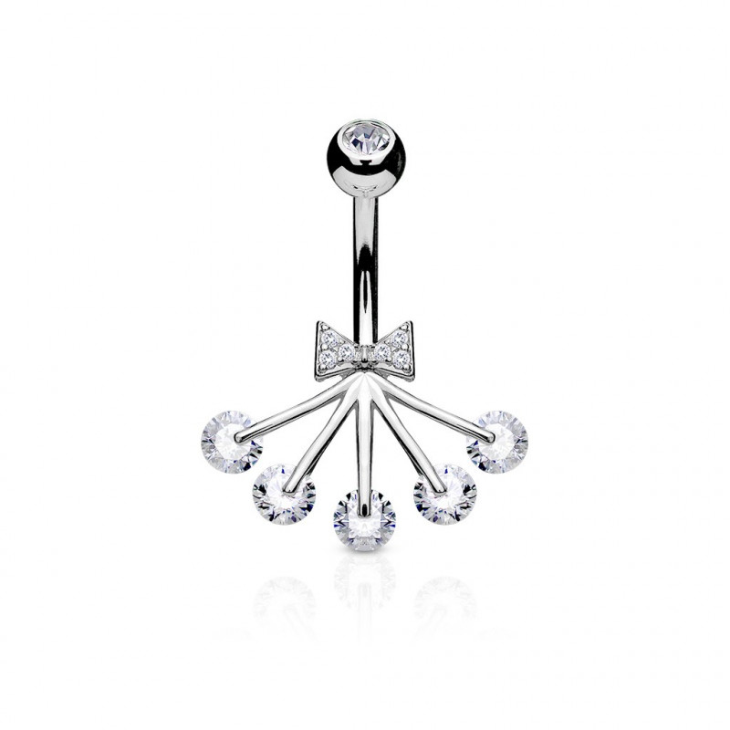 Piercing nombril avec un ruban et éventail en zirconium Koxa Piercing nombril5,75 €