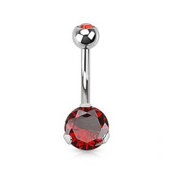 Piercing nombril avec un zirconium rouge Kow Piercing nombril4,80 €