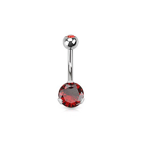 Piercing arcade 8 mm anodisé rose