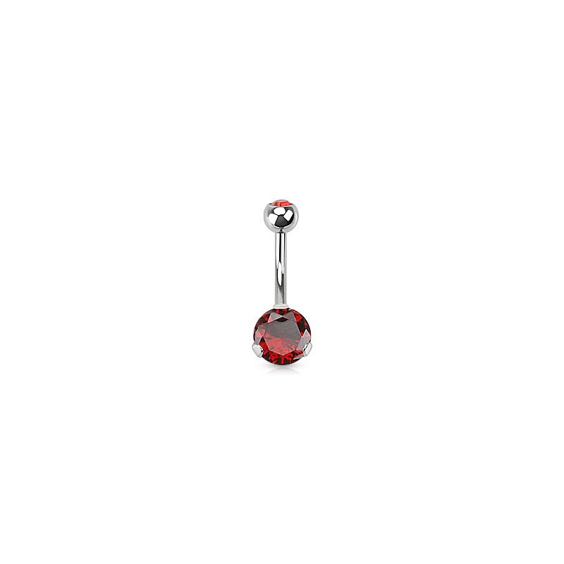 Piercing nombril avec un zirconium rouge Kow Piercing nombril4,80 €