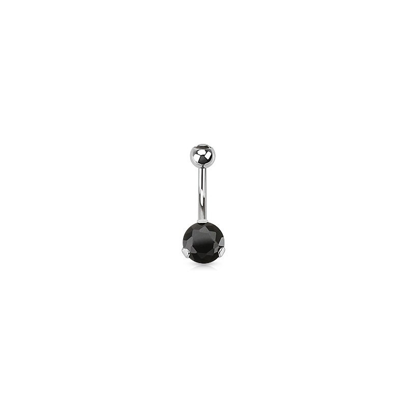 Piercing nombril avec un zirconium noir Mako Piercing nombril4,80 €