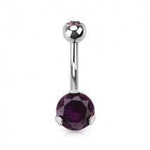 Piercing nombril avec un zirconium violet Mowa Piercing nombril4,80 €
