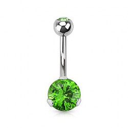 Piercing nombril avec un zirconium vert Maxy Piercing nombril4,80 €