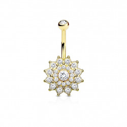 Piercing arcade 8 mm anodisé rose