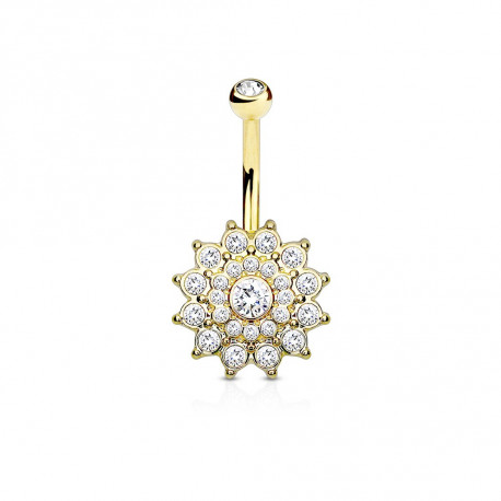 Piercing arcade 8 mm anodisé rose