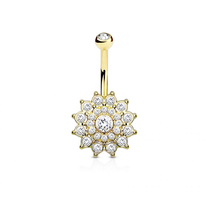 Piercing arcade 8 mm anodisé rose