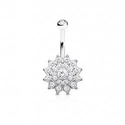 Piercing arcade 8 mm anodisé rose